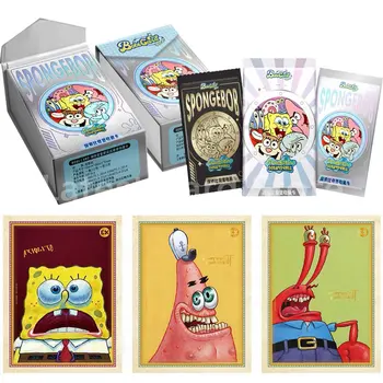 SpongeBob SquarePants Izpētīt Beechburg Kolekcija Kartes Anime Raksturs Patrick Star SE Reti Slēptās Kartes, Rotaļlietas Bērniem, Dāvanu