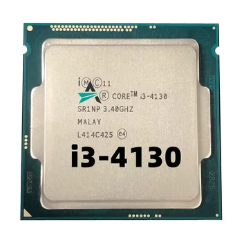 Izmantot Core i3 4130 3.40 GHz 512KB/3 mb lielu Socket LGA 1150 Haswell CPU Procesors SR1NP I3 4130 Bezmaksas Piegāde