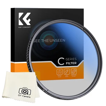 K&F Objektīvs Jēdziens CPL Filtru 77mm Cirkulāro Polarizatoru Canon EF 17-40mm F/4L C Sērijas Zilu Pārklājumu
