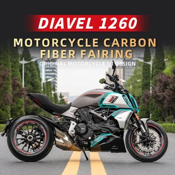 Oglekļa Šķiedras Aptecētājs, Uzlīmju Komplekti DUCATI DIAVEL126 Motociklu Piederumi, Plastmasas Zonas Aizsardzību Dekorēšanas Uzlīmēm