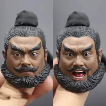 Zhang Fei Yi Zhang De 1/6Head Sculpt Seno Ķīniešu Karavīri, Trīs Karaļvalstij Dusmīgs Klusums For12 Collu Attēls Modelis Rotaļlietas