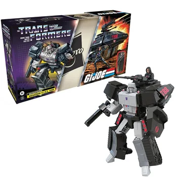 Hasbro Transformers Paaudžu Sadarbības GI Joe Megatron H. I. S. S. Tvertne & Baronese Kamene A. W. E. Striker Attēls Rotaļlietu