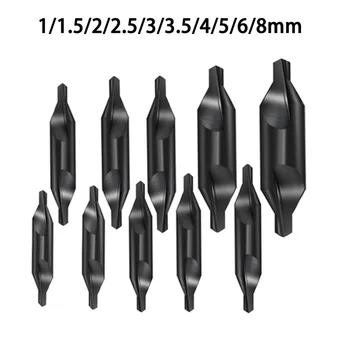 60 Grādu Black 6542HSS Centra Urbis 1.0/1.5/2.0/2.5/3.0/3.5/4.0/5.0/6.0/8.0 mm, Virpas, Konusveida Caurumu Nazis Kokapstrādes Instrumentu