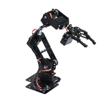 Modernizētas, 6DOF Robotu roku vairāku grādu brīvības robots ar stūres mehānisma satveršanas bez stūres mehānisms