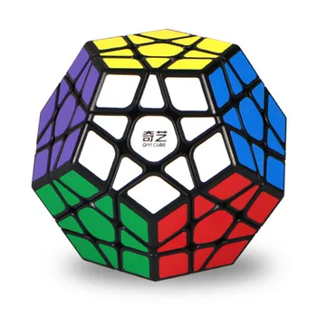 Megaminx Magic Cube 3x3 Stickerless Dodecahedron Ātrums Kubi Smadzeņu Ķircinātājs Vērpjot Puzzle Rotaļlietas
