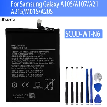 100% Oriģināls DZĪŠANĀS-WT-N6 Akumulators Samsung（A215)/ M01S（HQ-70)/ A20S telefonu Baterijas