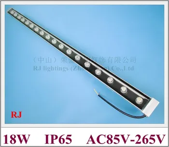 LED wall washer 18W lielu jaudu siena mazgātājs gaismas lampa krāsošanas gaismas LED bar light AC85-265V W / WW / R / Y / B / G / RGB