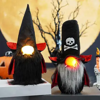 Halloween Plīša Sejas Lelle Gaismas-Līdz Deguna Plīša Pildījumu Sejas Rotas Ultra-Mīksts Plīša Dekoru Halloween Rotājumi