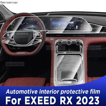 Par EXEED RX 2023 Pārnesumkārbas Paneļa Navigācija, Automobiļu Interjera Ekrāna TPU Aizsardzības Plēves Vāciņu Anti-Scratch Uzlīmes Aksesuāri