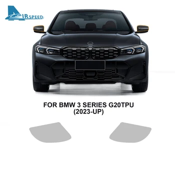 Automašīnas Atpakaļskata Spoguļa Vāciņš Lukturu aizsargplēvi TPU Īpašu Caurspīdīga Uzlīme-2gab BMW 3. Sērijas G20 2023 Piederumi