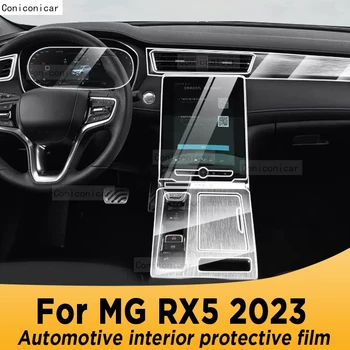 Par MG RX5 2023 Pārnesumkārbas Paneļa Navigācija, Automobiļu Interjera Ekrāna TPU Aizsardzības Plēves Vāciņu Anti-Scratch Uzlīme Accessorie