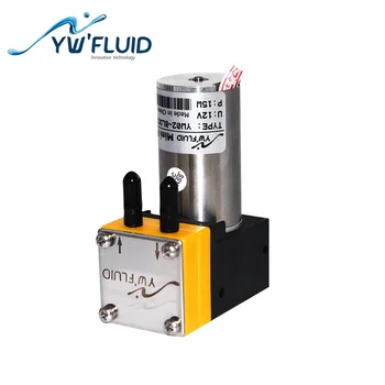 YWfluid 12v/24v mikro gāzes sūknis ar BLDC motoru izmanto Vides tehnoloģijas micro ūdens sūknis