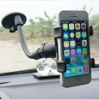 360 Pagrieziet Tālruņa Turētāju Automašīnas Vējstikla Mobilo Telefonu Atbalsta iPhone 12 13 Pro XS XR Mobilo Telefonu Stand Mount Ilgi Roku Klipu