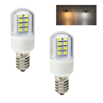 T22 LED Spuldzes E12 E14 2W AC 220V Spilgti LED Lampas Var Ledusskapis Diapazons Kapuci Šujmašīnu, Mikroviļņu Krāsns Gaismas