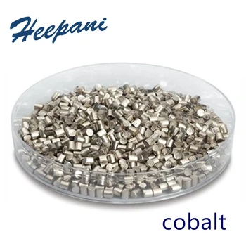 Bezmaksas piegāde 99.9% - 99.99% kobalta metāla granulas elektrolītiskos kobalts Co granulu 3N / 4N tīra kobalta stieņa, lai izžūst