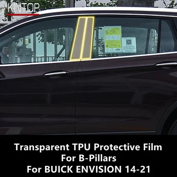 Par BUICK IEDOMĀTIES 14-21 B-Pīlāri Pārredzamu TPU aizsargplēvi Anti-scratch Remonts Filmu Piederumi Pielāgot
