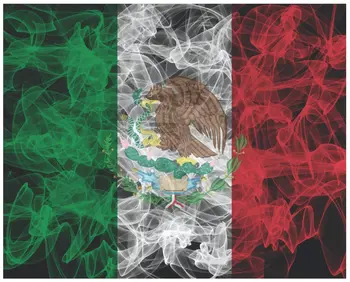Meksikas Karoga Decal Uzlīmes, Meksika Dūmu Karogu, Bandera DE Mexico