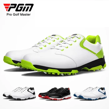 Pgm vīriešu golfa kurpes pretslīdes elpojošs golfa kurpes super fiber thornless ūdensizturīgs āra sporta kurpes XZ051