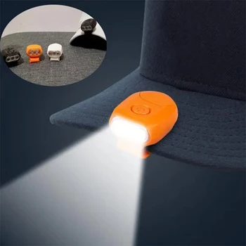 Mini 3*LED Lukturis Beisbola cepure Lampas Cepuri Klipu Gaismas Sporta Cepure Portatīvo Vadītājs Apgaismes Lampas Kempingiem Zvejas Pārgājieni