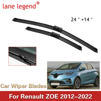 Par Renault Zoe 2012~2022 Front Set Komplekts Slotiņām, Sukas, Gumijas Logu Vējstikla Vējstiklu Tīrīšanai Auto Piederumi