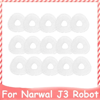 15Pcs putekļsūcējs Mop Auduma Mājsaimniecības Tīrīšanas Mopping Auduma NARWAL J3 Robots Nomaiņa Rezerves