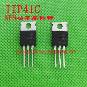 10PCS Jaunu TIP41C TO-220 TIP42C triode NPN/PNP jaudas tranzistors stāvus 6 / 100 v-220