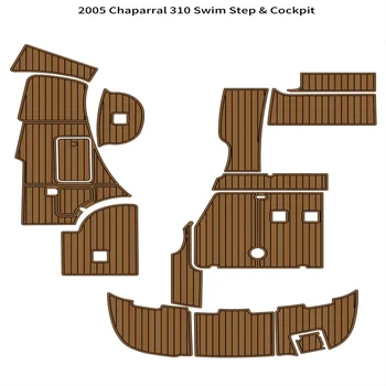 2005. gada Chaparral 310 Peldēt Platforma Kabīnes Laivu EVA Putu Tīkkoka Klāja Grīdas Pad Paklājiņš