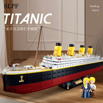 Titānika Kruīza Kuģa Modelis Laivu 3D Plastmasas DIY Mini Dimanta Pieaugušajiem, Celtniecības Bloki, Ķieģeļi, Apkopot Komplekts Bērniem, Bērnu Rotaļlietas, Zēns Dāvanu