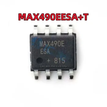 5-100 GAB. / DAUDZ Jaunu MAX490EESA + T MAX490EESA raiduztvērēju čipu plāksteris SOP-8 sākotnējās tiešās shot