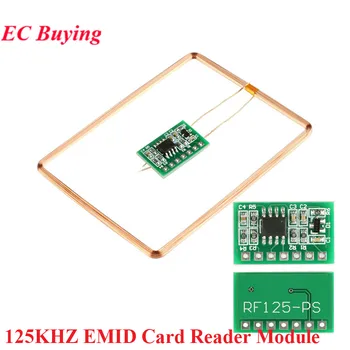EM4100 RFID Kartes, RFID Reader Modulis UART 125Khz Par Arduino Lasījumā pirkstu Nospiedumu IDENTIFIKĀCIJAS Karte Valdes Autostāvvieta, Piekļuves Kontroles Sistēmas
