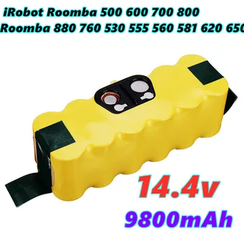 Neue 14,4 V 9800mAh Surogātu Ni-Mh Akku für iRobot Roomba 500 600 700 800 Serie für roomba 880 760 530 555 581 560 620 650
