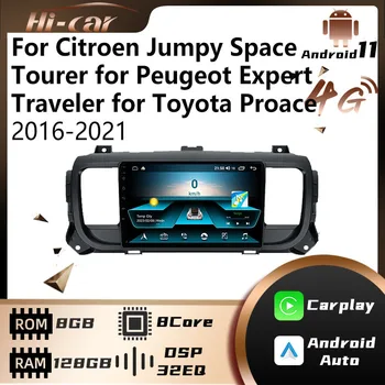 2 Din Auto Multimedia Player Citroen Kaitinošs SpaceTourer par Peugeot Expert Ceļotājs 