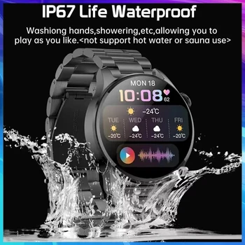 2023 Jaunu Smart Skatīties Vīriešu Ūdensnecaurlaidīgs sporta ar Bluetooth Zvanu un Daudzfunkcionāla Sporta Fitnesa Tracker Android, IOS HUAWEI