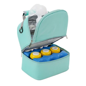 Dubultā Slāņa Oxford Auduma Izolācijas Pusdienas Maisā Siltuma Bento Box Cooler Bag Piknika Pārtikas Uzglabāšanas Tvertnes Māte Bērnu Mugursoma