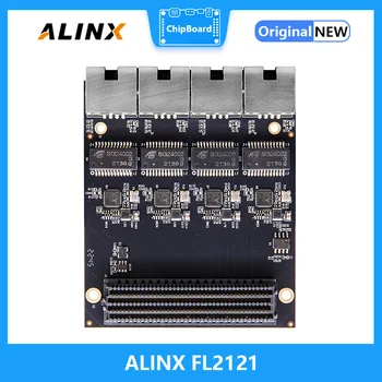 ALINX FL2121: 4-Way 1000m Gigabit Ethernet LPC FMC Ethernet Sakaru Modulis,FL2121 Aizstāj FL9031
