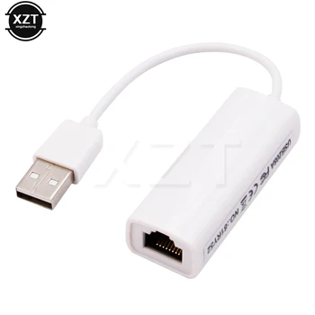 USB 2.0 Tīkla Karte USB Ethernet Adapteris, lai RJ45 Lan SR9900 Windows 7 8 10 Datoru 10/100 Mbps Vadu Ārējo Ethernet